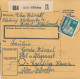 BiZone Paketkarte 1948: Olching Nach Eglfing, Heilanstalt - Cartas & Documentos