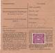 Paketkarte 1947: Wuppertal-Ronsdorf Nach Bad Aibling, Nachnahme - Lettres & Documents