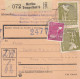Paketkarte 1948: Berlin-Tempelhof, Int. Spedition, Bes. Vermerk 2477 - Lettres & Documents
