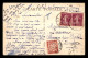 CARTE TAXEE - 1 TIMBRE TAXE A 30 CENTIMES SUR CARTE OBLITEREE A THORENS (HAUTE-SAVOIE) - 1859-1959 Lettres & Documents