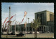 AK Berlin, Funkturm Und Ausstellungsgelände, Blick über Den Parkplatz Vor Den Messehallen  - Autres & Non Classés