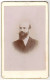 CARTE CDV - Portrait D'un Homme Barbu, à Identifier - Tirage Aluminé 19 ème - Taille 63 X 104 - Antiche (ante 1900)