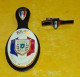 POLICE MUNICIPALE ISTRES AVEC SON PIN'S ET SON EPINGLE A CRAVATTE , FABRICANT A.B PARIS ,HOMOLOGATION SANS,BON ETAT VOI - Policia