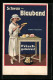 AK Schwan Im Blauband, Feinkost-Margarine Reklame  - Werbepostkarten