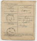 GUINEE FRANCAISE 2FR+1FR50 MANDAT CARTE CHARGE AVION N'ZERE KORE 1942 - Lettres & Documents