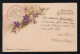 Weiße Taube Blumenranken Lila Glitzer, Herzlichen Glückwunsch Bremen 13.1.1901 - Other & Unclassified