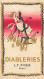 Mode * Carte Parfumée Ancienne Illustrée " Parfum DIABLERIES L.T. PIVER Paris " * Diable Devil Parfumerie - Mode