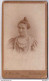 CARTE CDV - Portrait D'une Jeune Fille à Identifier - Tirage Aluminé 19 ème - Taille 63 X 104 - Edit. J. Bron Nantes - Alte (vor 1900)