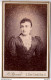 CARTE CDV - Portrait D'une Jeune Fille à Identifier - Tirage Aluminé 19 ème - Taille 63 X 104 - Edit. B. Pipaud Nantes - Oud (voor 1900)