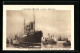 AK Passagierschiff Kronprinz Wilhelm Vor New York, Norddeutscher Lloyd Bremen  - Steamers
