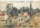 Art - Peinture - Camille Pissarro - La Route D'Ennery - CPM - Voir Scans Recto-Verso - Schilderijen