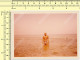 REAL PHOTO Anciene - Shirtless Trunks Man On Beach, Homme Nu Sur Plage Old ORIGINAL - Personnes Anonymes