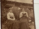 Photo  Snapshot 1900 BOURDON-LANCY Belle Femme, Jeune Fille, Assise, Belle Robe En Train De Lire Un Livre Dans Le Jardin - Persone Anonimi