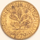 Germany Federal Republic - 10 Pfennig 1979 D, KM# 108 (#4663) - 10 Pfennig