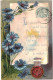 CPA Carte Postale Légèrement Gaufrée France Le Pauvre Petit Bleuet ,au Milieu Des Prairies , Par Son Exemple ....VM80997 - Blumen