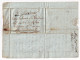 Lettre Montauban 1806 Tarn Et Garonne Henry Laclaverie Bordeaux Gironde - 1801-1848: Précurseurs XIX