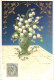 CPA Carte Postale Légèrement Gaufrée France Du Muget Dans Un Vase  VM81000 - Blumen