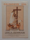 Oeuvre De Saint-Pierre-Apôtre - Calendrier 1953 25e Anniversaire Sainte Thérèse Enfant Jésus - TBE Missionnaire Lyon - Religion & Esotericism