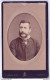 CARTE CDV - Portrait D'un Homme, à Identifier - Tirage Aluminé 19ème - Taille 63 X 104 - Edit. E. LEROUX Nantes - Antiche (ante 1900)