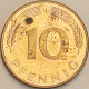 Germany Federal Republic - 10 Pfennig 1979 J, KM# 108 (#4666) - 10 Pfennig