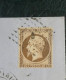 FRANCE   LETTRE  1859  PARIS A BALE SUISSE  +  NAP. 40C LOS. CACHET C   +AFF. INTERESSANT+DP10 - 1849-1876: Klassik