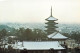 JAPON - Snowy Scene Of Kofukuji Temple - Colorisé - Carte Postale - Sonstige & Ohne Zuordnung