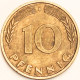 Germany Federal Republic - 10 Pfennig 1980 D, KM# 108 (#4667) - 10 Pfennig