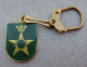 Portachiavi Con Distintivo Vetrificato Sussistenza - Esercito Italiano - Usato - Vintage (286) - Armée De Terre