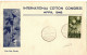 EGYPTE YT N°261 CONGRES INTERNATIONAL DU COTON AVRIL 1948 OBLITERE SUR LETTRE PREMIER JOUR( FDC° - Lettres & Documents