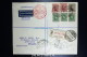 Graf Zeppelin 10. Sudamerikafahrt Sieger 281 C  Mixed Stamps. Registered Cover Montevideo  To Liverpool UK - Uruguay