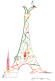 SALON DE LA CARTE POSTALE    Tour Eiffel - Bourses & Salons De Collections