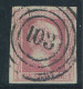 Preußen, Mi.Nr. 6, König Friedrich-Wilhelm IV., Gestempelt "103" - Used