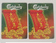 Set Of  2 Pcs. Carlsberg Beer Chinese New Year Gold Coin Playing Card Skating Joker (#72) - Kartenspiele (traditionell)