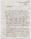 AIN Lettre Avec Texte De 1740  Marque Postale Manuscrite DE BOURG - 1701-1800: Précurseurs XVIII