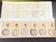 Vietnam South Sheet Stamps Before 1975(0$03 Wedge Overprint) 5 Stamp 1 Pcs  Quality Good - Collections