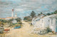 85 - Ile D'Yeu - Le Phare Des Corbeaux - Huile De Jean Rigaud - Art Peinture - Voir Timbre - Flamme Postale De L'Ile D'Y - Ile D'Yeu