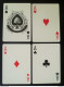 Set Of 4 Pcs. Dester Beer  Single Playing Card - Ace Of Spades, Hearts, Clubs, Diamonds (#97) - Cartes à Jouer Classiques