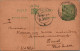 India Postal Stationery George V 1/2A Sunel Cds - Cartes Postales