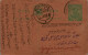 India Postal Stationery George V 1/2A Gujranwala Cds - Cartes Postales