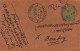 India Postal Stationery George V 1/2A Kalbadevi Bombay Cds - Cartes Postales