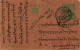 India Postal Stationery 1/2A George V Kalbadevi Bombay Cds Mau Cds - Ansichtskarten
