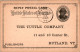 US Postal Stationery 1c Pittsford VT To Rutland VT 1897 - ...-1900