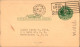 US Postal Stationery 1c Washington 1945 Cadnle Lighting - 1941-60