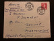 LETTRE Par Avion Pour La MARTINIQUE TP M DE MULLER 15F OBL.27-2 1957 LYON-PERRACHE RHONE (69) - 1955-1961 Marianne De Muller