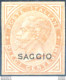 Regno. Saggio De La Rue 10 C. Ocra 1864. - Variétés Et Curiosités