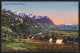 AK Vaduz, Ortsansicht Mit Bergpanorama  - Liechtenstein