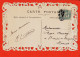 17480 / ⭐ Carte Bords CANIVET Ajoutis MEILLEURS VOEUX BONNE ANNEE 1908 à Marie COURTY Rue Boussairolles Montpellier - New Year