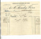 70 - Enveloppe à En-tête " A. & M. RENAHY Frères VESOUL "  Contenant Facture Et Mandat. Voir Les Scans - 1900 – 1949