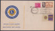 Inde India 1972 Special Cover Lions International, Lions Club, SOcial Work, Stamp Exhibition, Label - Lettres & Documents