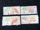Vietnam South Wedge Before 1975( Wedge Has Been Used ) 4 Pcs 4 Stamps Quality Good - Sammlungen